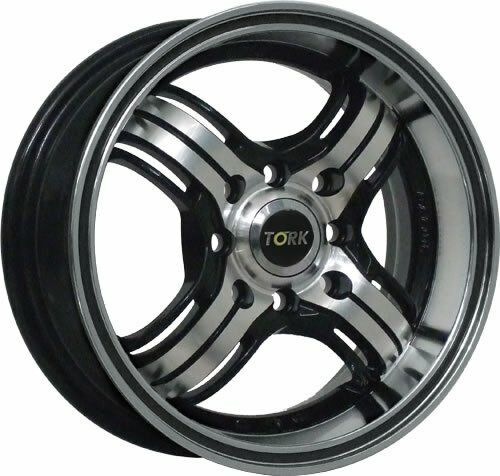 Megatork TORK 597 6x14inç 4x114 BLACK MACHINED BLACK