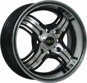 Megatork TORK 597 6x14inç 4x114 BLACK MACHINED BLACK
