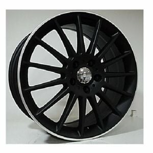 Megatork TORK 4818 7.5X18inç 5x112 Mat Black Machined Mercedes Replika Çelik Jant
