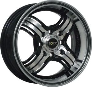 Megatork TORK 597 6.5x15inç 4x114 BLACK MACHINED BLACK