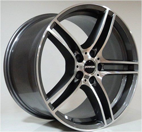 Powcan BK 540 8x19inç 5x120 Gun Machined BMW Replika Çelik Jant