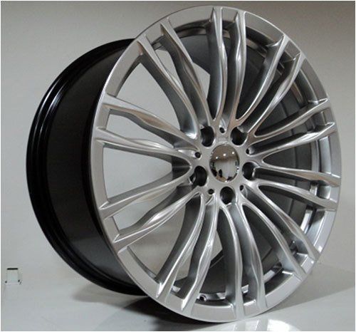 Powcan BK 638 8.5x20inç 5x120 Hyper Silver BMW Replika Çelik Jant
