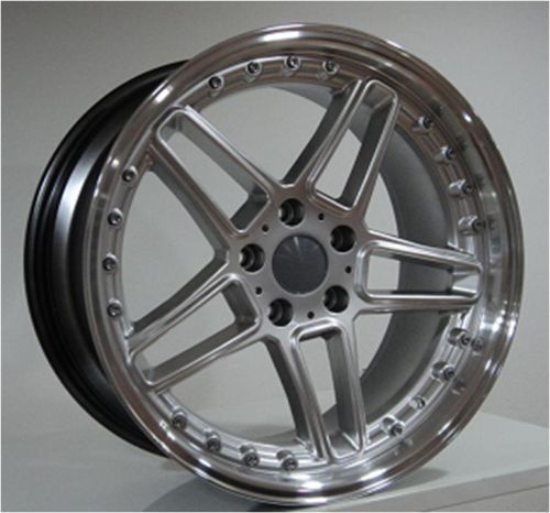 Megatim TIM 285 9.5x19inç 5x120 Hyper Silver Machined BMW Replika Çelik Jant