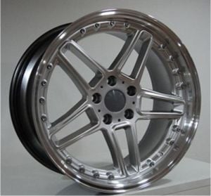 Megatim TIM 285 9.5x19inç 5x120 Hyper Silver Machined BMW Replika Çelik Jant