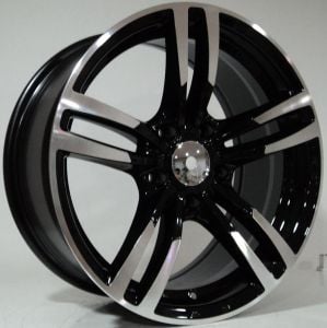 TORK 9060 8.5x19inç 5x120 et34 72.6 BLACK Machined Çelik Jant