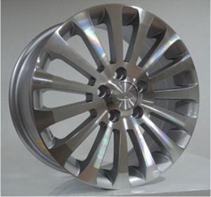 Powcan BK 439 6x15inç 5x108 Silver Machined FORD Replika Çelik Jant