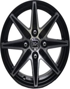 Kormetal KM 415 6x14inç 4x100 et35 67.1 Black Machined Çelik Jant