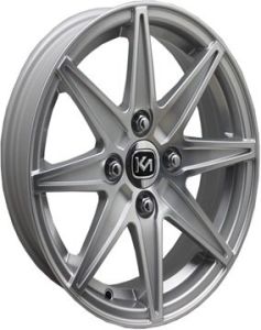 Kormetal KM 415 6x14inç 4x100 et35 67.1 Black Machined Çelik Jant