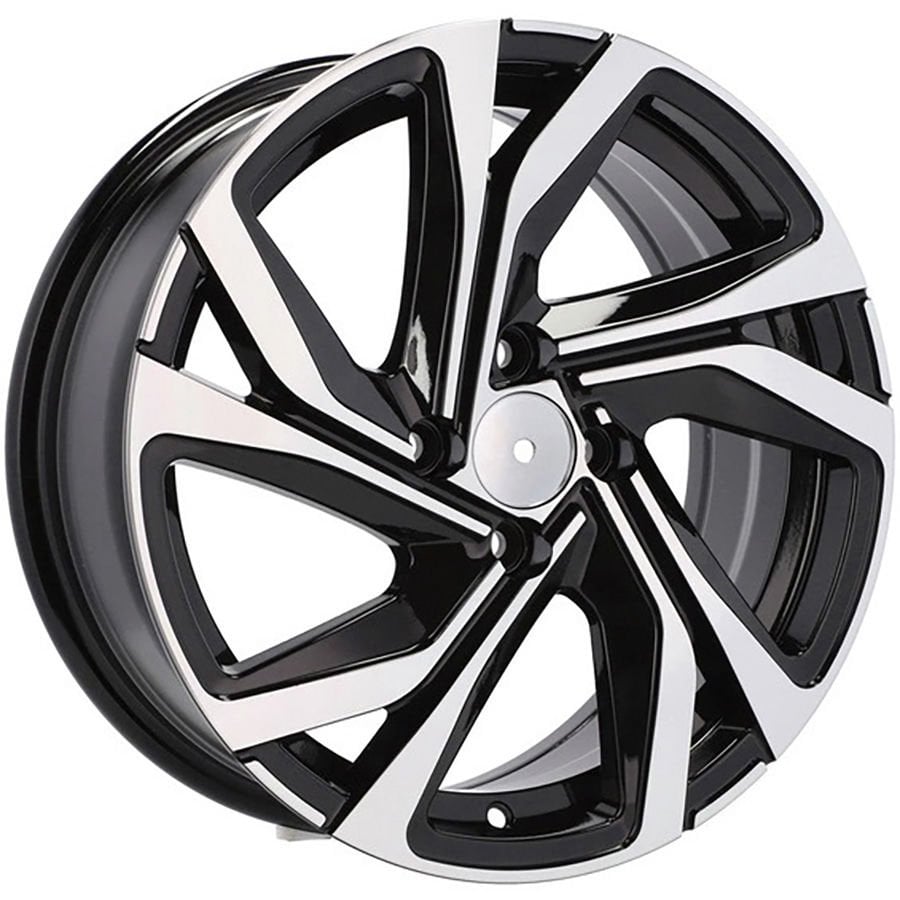 BK-5762  6 X 15 İNÇ 4X100 ET40 60.1 BLACK MACHINED XL ÇELİK JANT