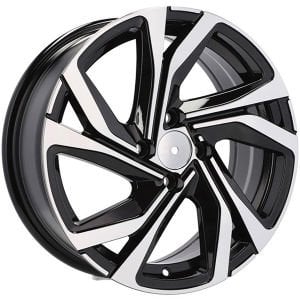 BK-5762  6 X 15 İNÇ 4X100 ET40 60.1 BLACK MACHINED XL ÇELİK JANT