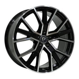 Bk 5131 8x18inç 5x112 et45 66.45 Black Machined  Çelik Jant