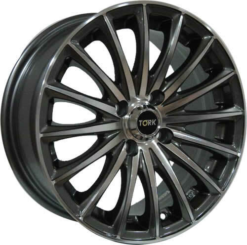 Powcan BK 393 6.5X15inç 4x108 Hyper Silver Machined PEJO Replika Çelik Jant