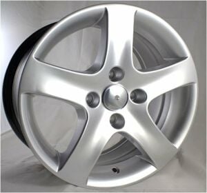 Powcan BK 646 6.5x15inç 4x108 Hyper Silver  Peugeot Replika Çelik Jant