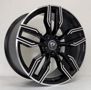 BK 5181 10X20İNÇ  5X120 ET40 72.56 BLACK MACHINED XL ÇELİK JANT TEK JANT SİPARİŞİ