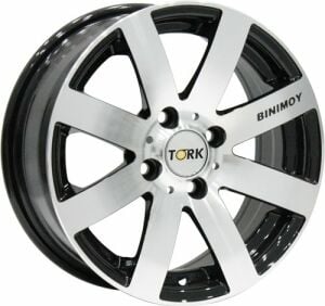 Megatork TORK 823 6x14inç 4x100 Black Machied Çlik Jant