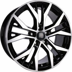 BK 713 7.5x17inç 5x100 ET35 57.1 Black MACHINED REPLİKA Çelik Jant