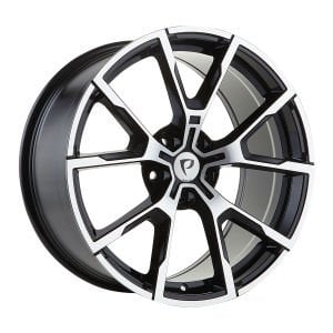 BK 5601 10X20İNÇ  5X120 ET37 72.56 BLACK MACHINED XL ÇELİK JANT