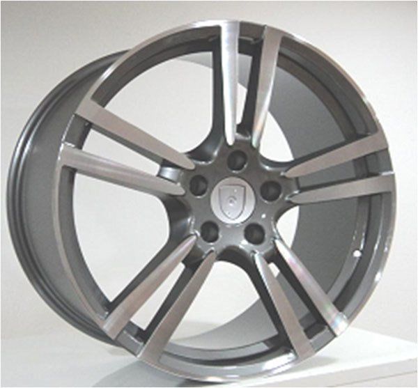 Slk SLK 1286 9x20inç 5x130 Gun Machined PORSCHE Replika Çelik Jant