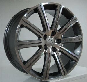 Powcan BK 216 8.5X20inç 5x108 Gun Machined Range Rover Machined Çelik Jant