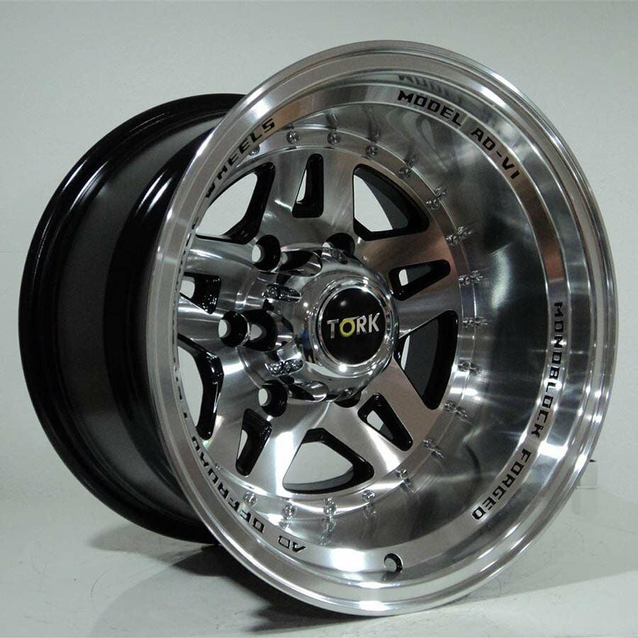 Megatork TORK 3917 10x15inç 5x114,3 et44 73.1 Black Machined Çelik Jant