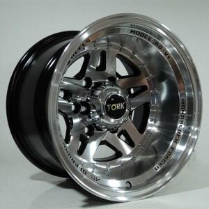 Megatork TORK 3917 10x15inç 5x114,3 et44 73.1 Black Machined Çelik Jant