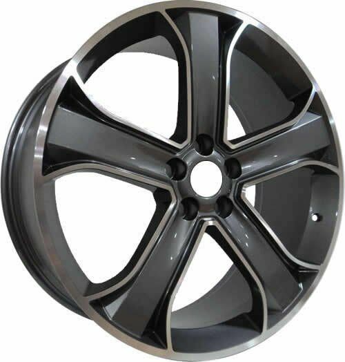 BK 225 9.5x20inç 5x120 et48 72.6 BLACK Machined Çelik Jant