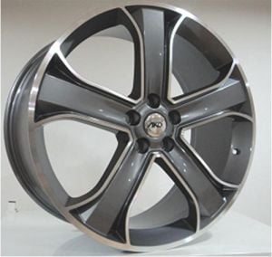 Powcan BK 225 9.5x20inç 5x120 Gun Machined Range Rover Replika Çelik Jant