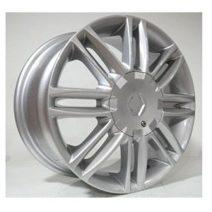Megatım TIM 207 6X15inç 4X100 Silver Machined  RENAULT Replika Çelik Jant