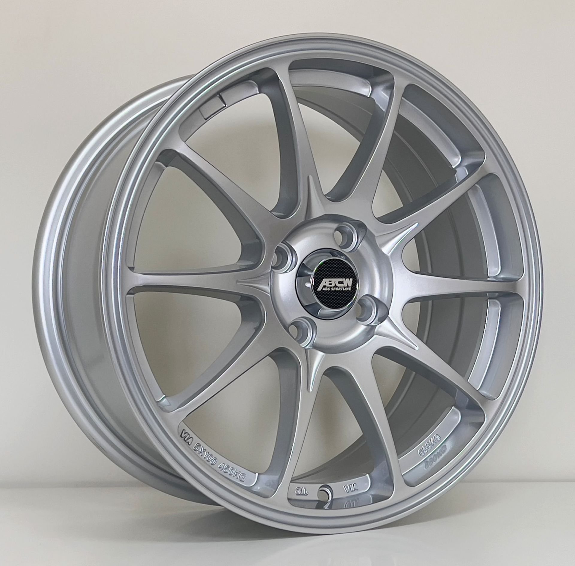 BCH 6907 7X16İNÇ  4X100 ET38 73.1 SILVER ÇELİK JANT