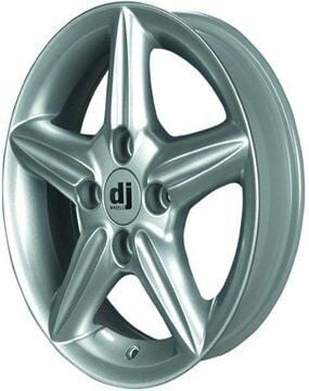 Dj DJ 399 6x14inç 4x100 et35 67.1 Sılver Diamond Çelik Jant