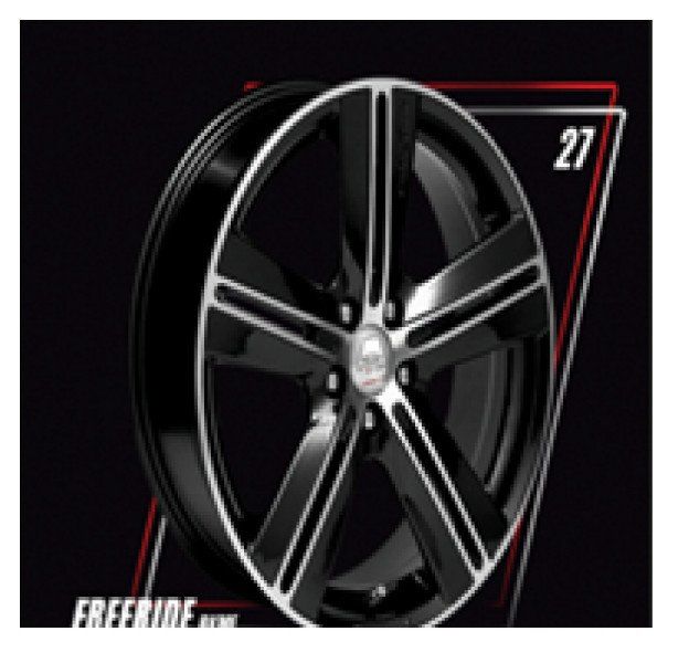 MEGATIM TIM 5473 6.5X15inç 4X100 BLACK MACHINED ÇELİK JANT