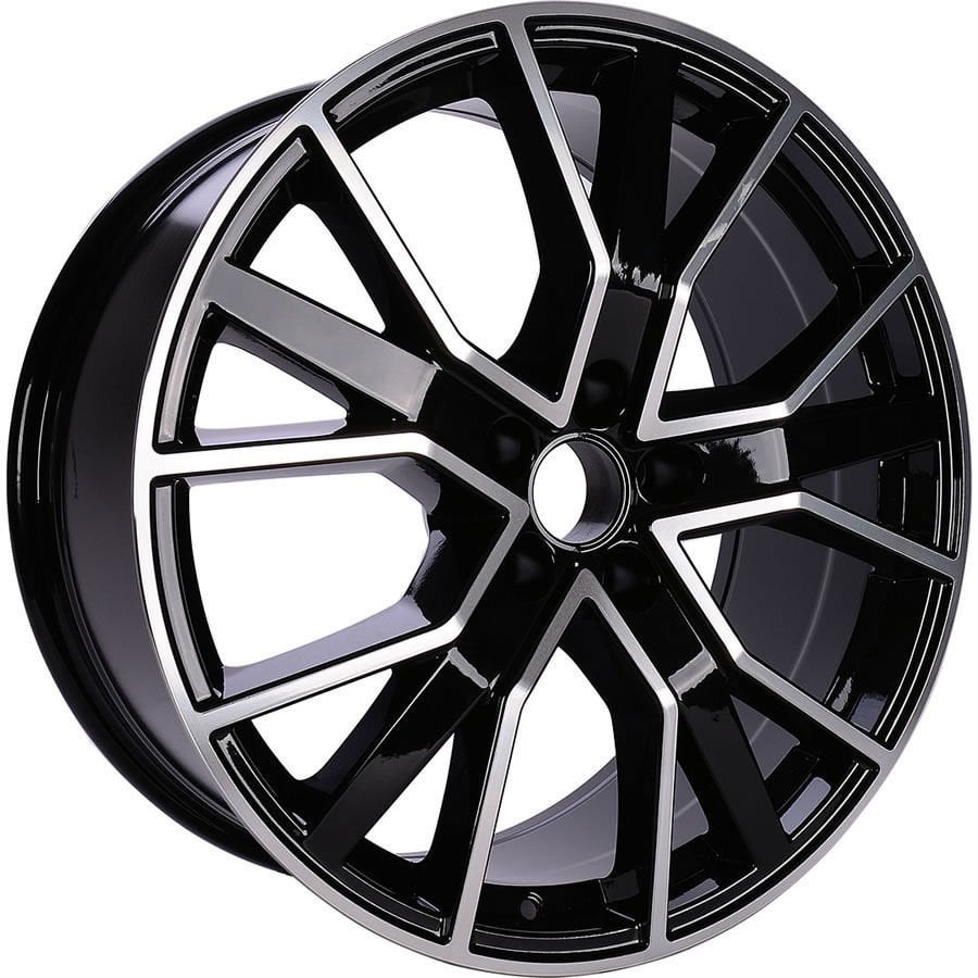 BK 5131 9.5X22İNÇ  5X112 ET28 66.45 BLACK MACHINED XL ÇELİK JANT