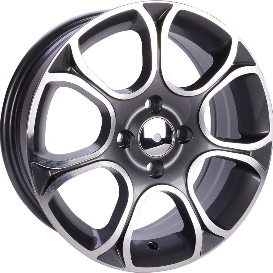Powcan Bk 5164 6X15inç 4X98 et35 58.1 Gun Machined Fıat Çelik Jant