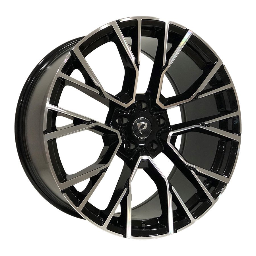BK 5769 10.5X20İNÇ  5X120 ET40 74.1 BLACK MACHINED XL ÇELİK JANT