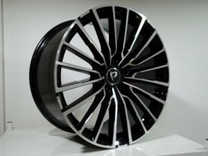 BK 5569 8.5x20inç 5x120 et34 72.56 BLACK Machined Çelik Jant