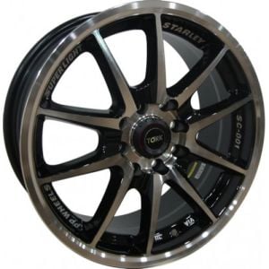 Megatork TORK 969 7x14inç 4x100/114 Black Machined Çelik Jant