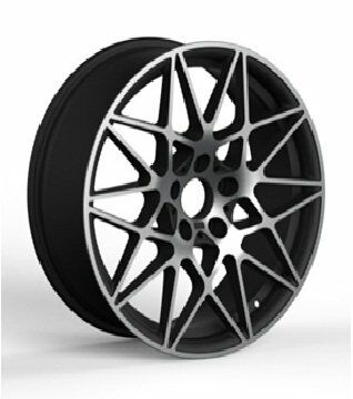 Powcan Bk 5167 8.5x18inç 5x120 et34 72.56 Gun Machined Bmw Çelik Jant