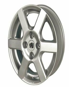 Dj DJ 411 5.5x13inç 4x114.3 et37 70.4 Sılver Diamond Çelik Jant