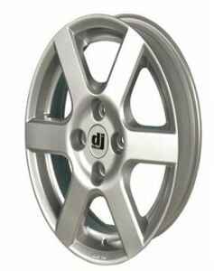 Dj DJ 411 5.5x13inç 4x114.3 et37 70.4 Sılver Diamond Çelik Jant