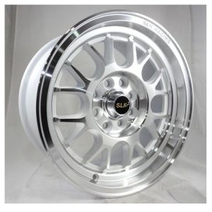 Slk SLK 1464 8x15inç 4x100/108 White Machined Çelik Jant