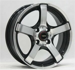Megatork TORK 972 5.5x14inç 4x108 BLACK MACHINED ÇELİK JANT