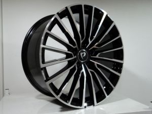 BK 5569 10x20inç 5x120 et37 72.56 BLACK Machined Çelik Jant