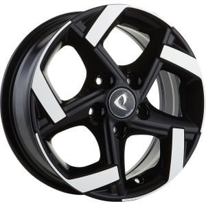 BKY 0121  6X15İNÇ 5X114.3 ET39 67.1 BLACK MACHINED XL ÇELİK JANT