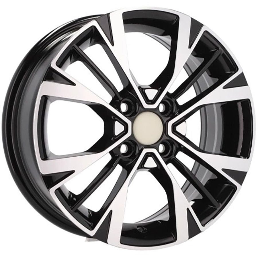 BKY-1127 6 X 15 İNÇ 4X100 ET51 54.1 BLACK MACHINED XL ÇELİK JANT