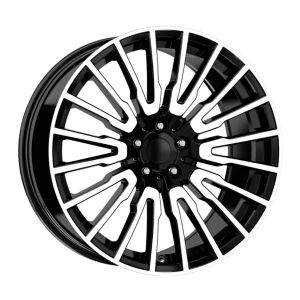 DY 1050 9.5X20İNÇ  5X120 ET38 72.6 BLACK MACHINED XL ÇELİK JANT
