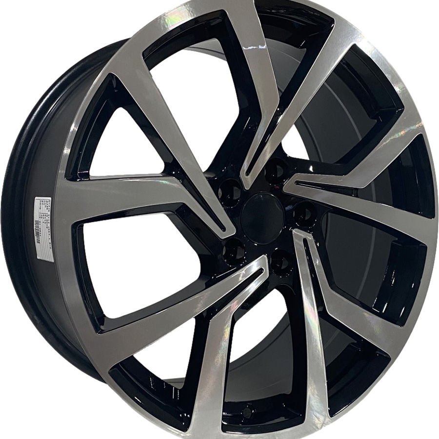 DY 235 6.5X15İNÇ  5X112 ET35 57.1 BLACK MACHINED XL ÇELİK JANT