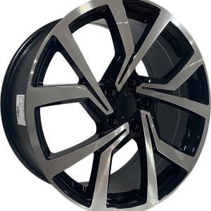 DY 235 6.5X15İNÇ  5X112 ET35 57.1 BLACK MACHINED XL ÇELİK JANT