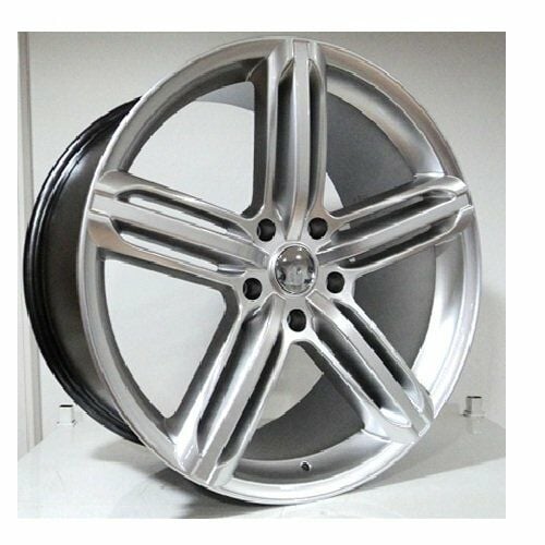 Megatım TIM 196 10X21inç 5x130 Hyper Silver Machined AUDİ Replika Çelik Jant