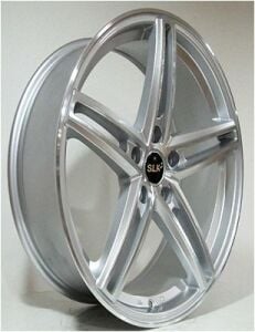SLK SLK 1550 8X18inç 5X114.3 SILVER MACHINED ÇELİK JANT