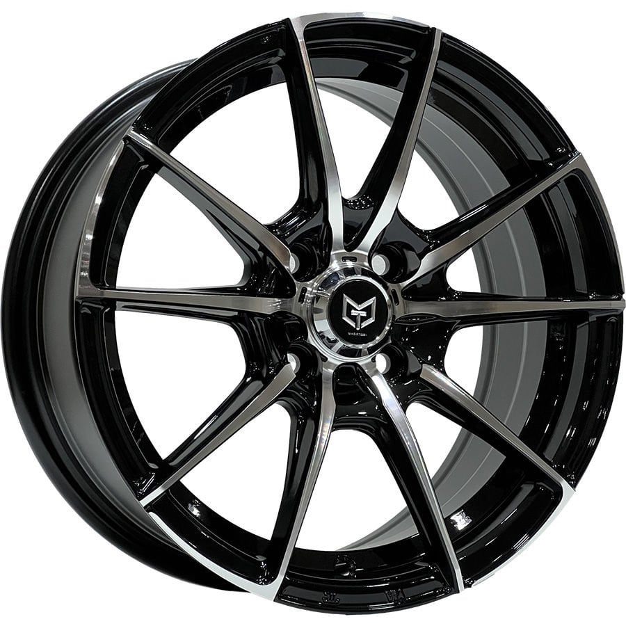 TORK-3367 6.5 X 15 İNÇ 4X100 ET35 73.1 BLACK MACHINED ÇELİK JANT